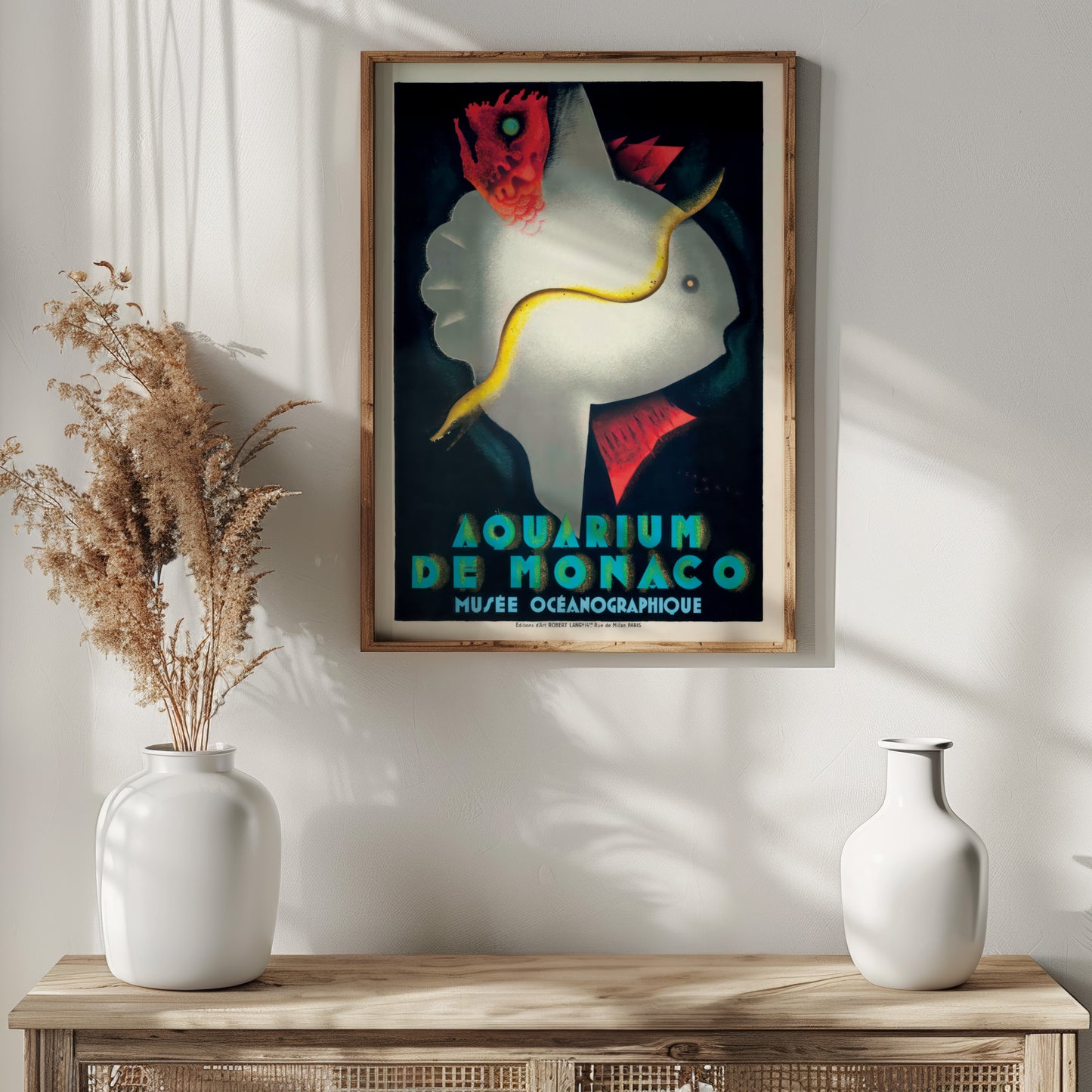 Monaco Aquarium Poster/Aquarium de Monaco