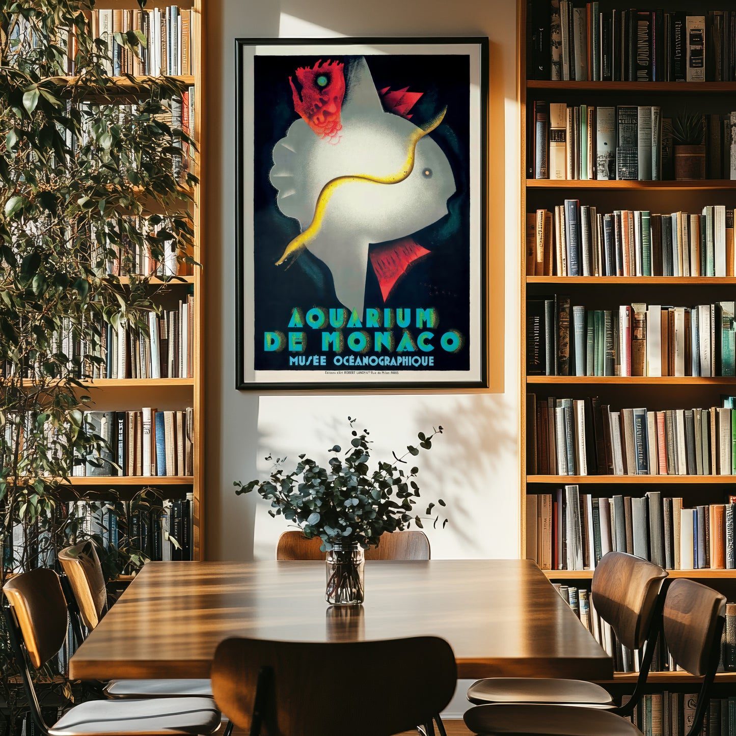 Monaco Aquarium Poster/Aquarium de Monaco