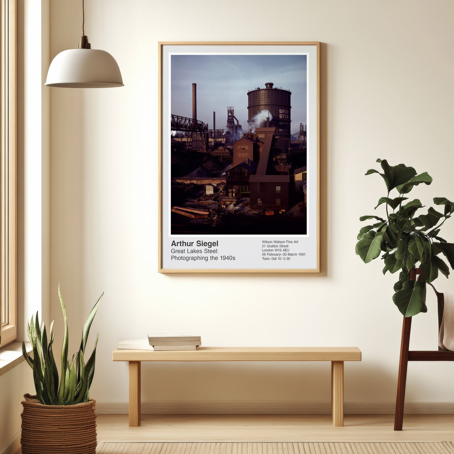 Arthur Siegel 'Great Lakes Steel' Photography Exhibition Poster