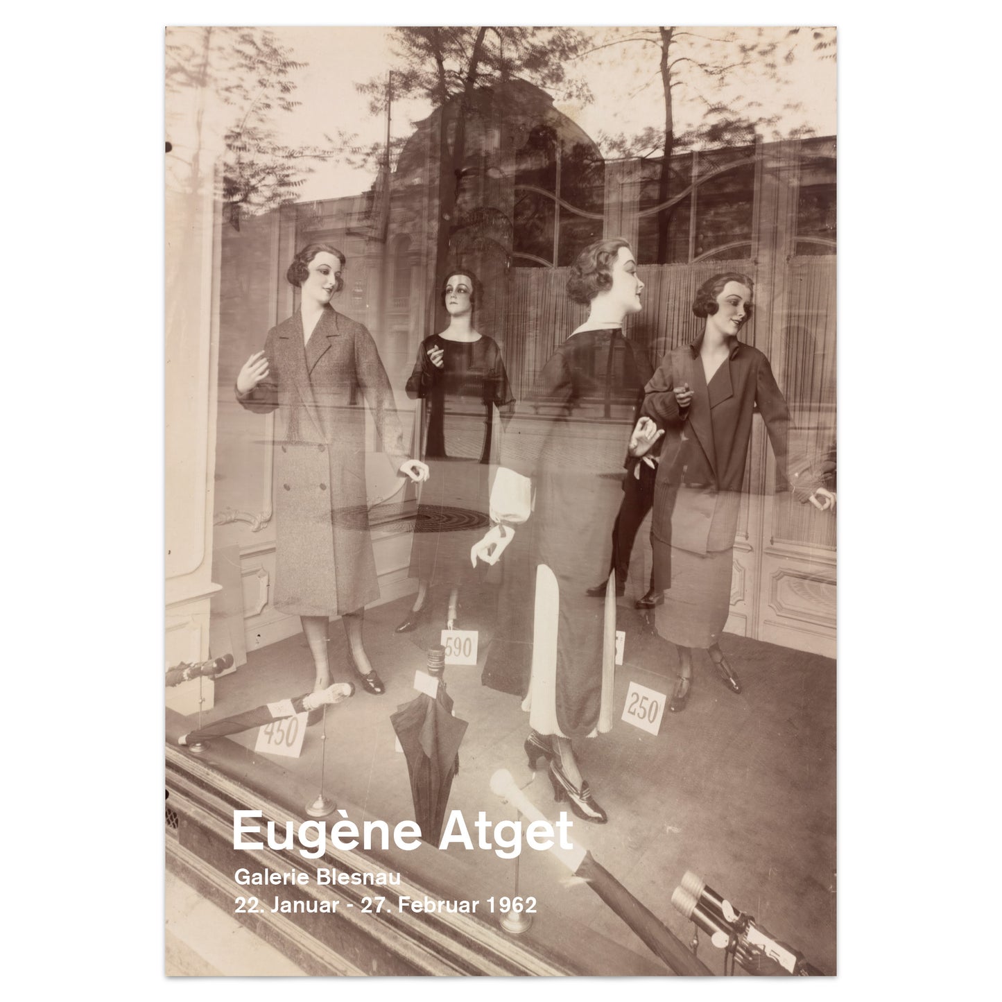 Eugène Atget 'Magasin, Rue Des Gobelins' Exhibition Poster