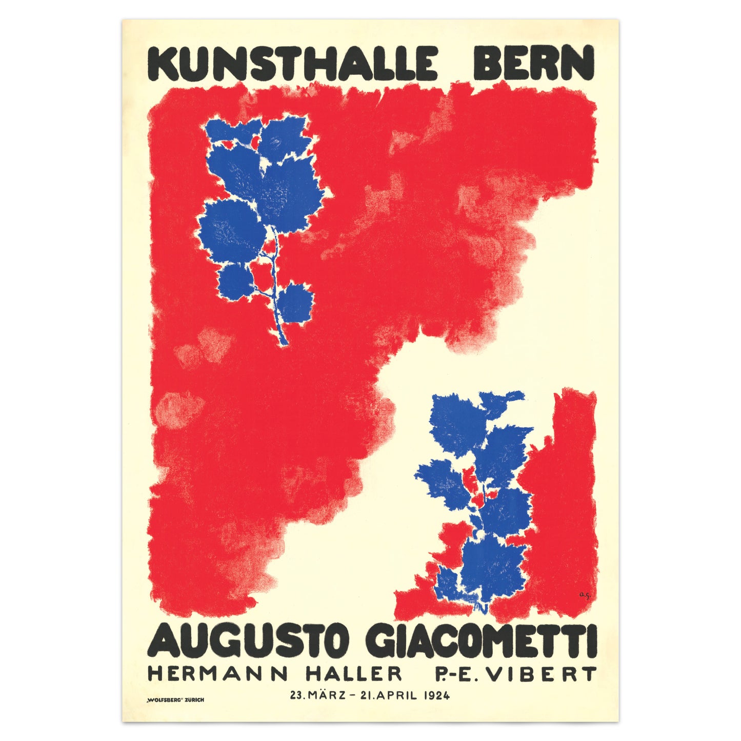 Augusto Giacometti Exhibition Poster