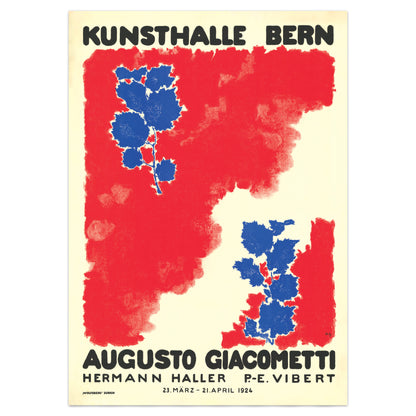 Augusto Giacometti Exhibition Poster