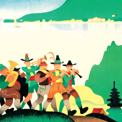 1950s Austria Tourism Poster