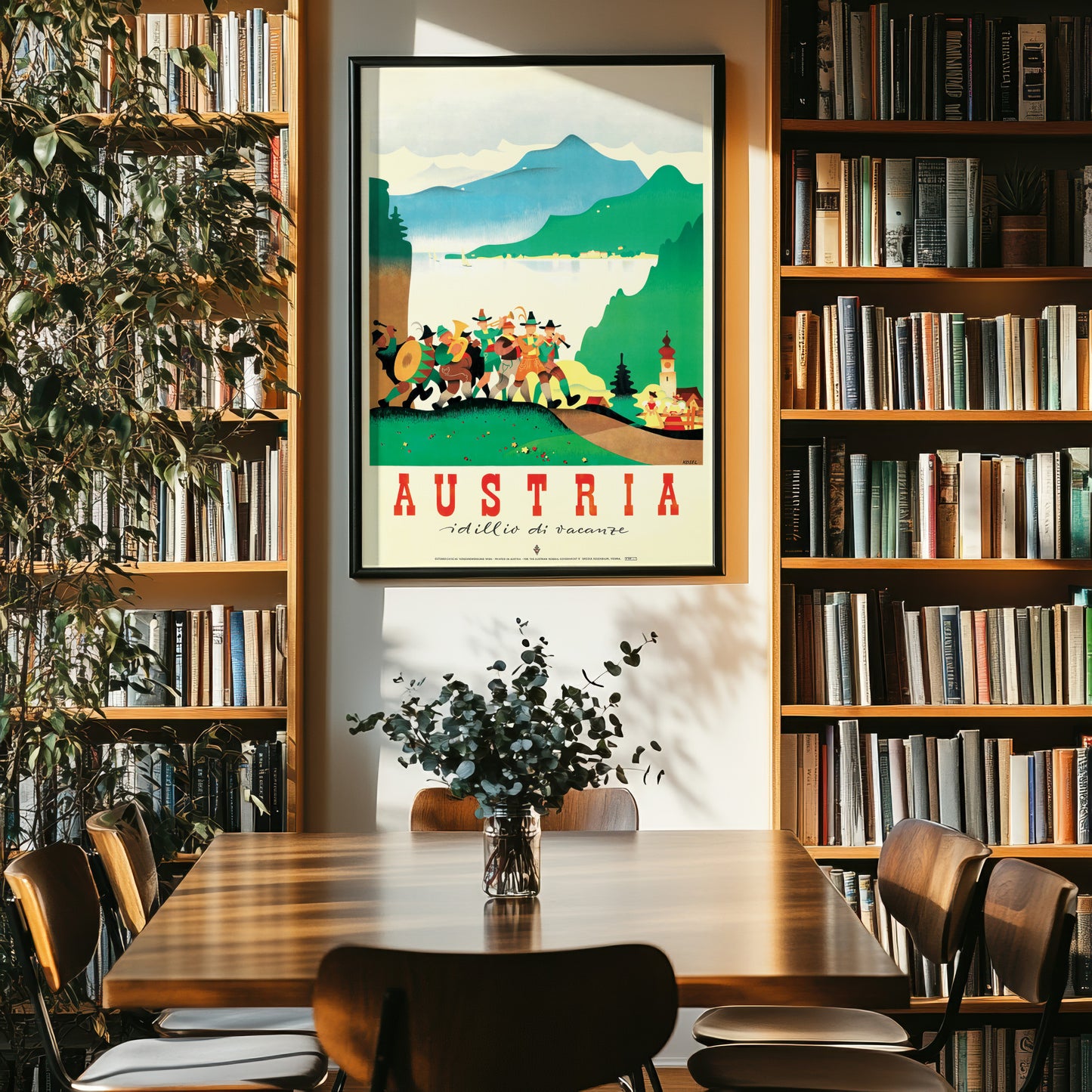 1950s Austria Tourism Poster