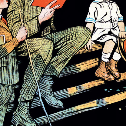 1920s Reading Campaign Poster by Magnus Norstad