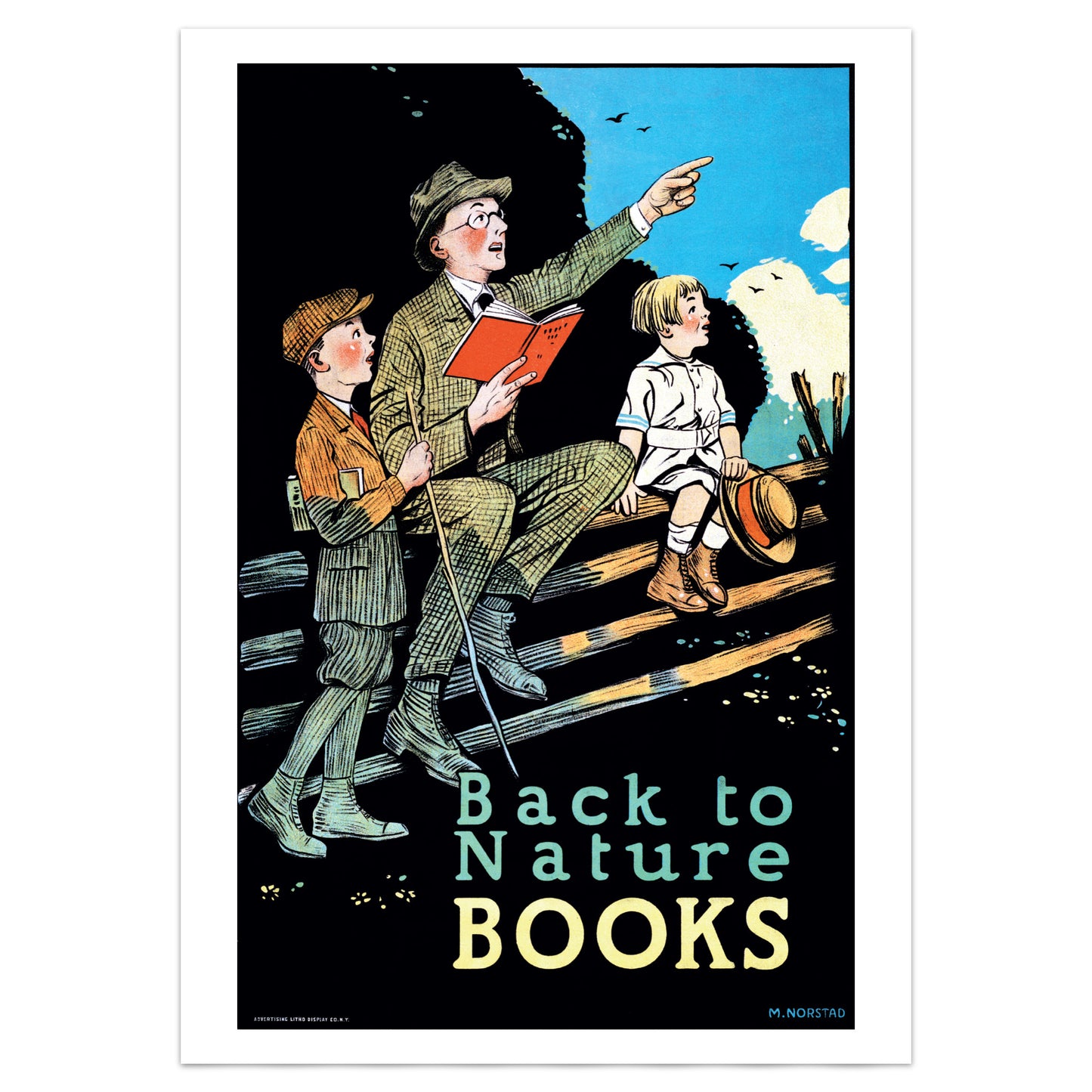 1920s Reading Campaign Poster by Magnus Norstad