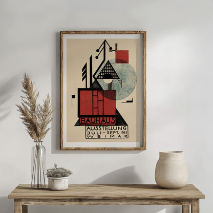 Bauhaus Poster by Rudolf Baschant, 1923