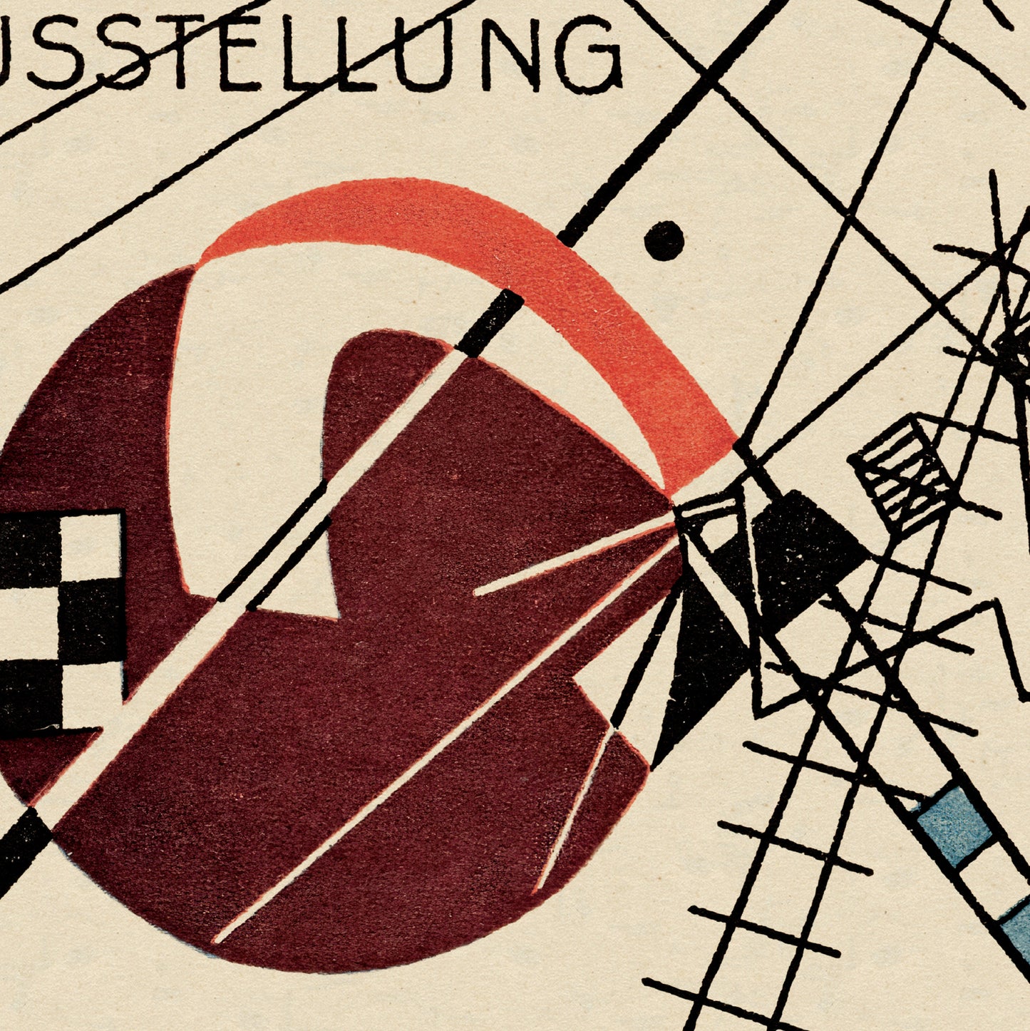 Bauhaus Poster by Wassily Kandinsky, 1923