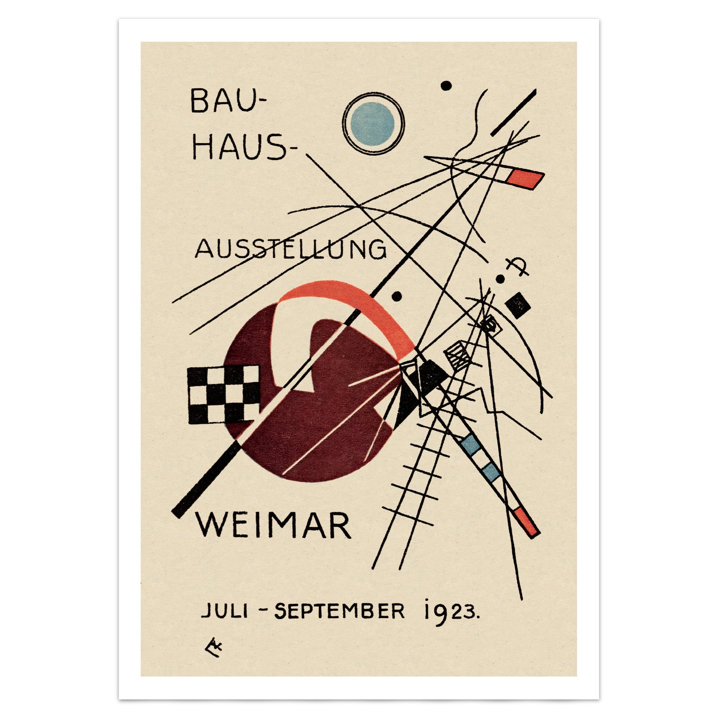 Bauhaus Poster by Wassily Kandinsky, 1923