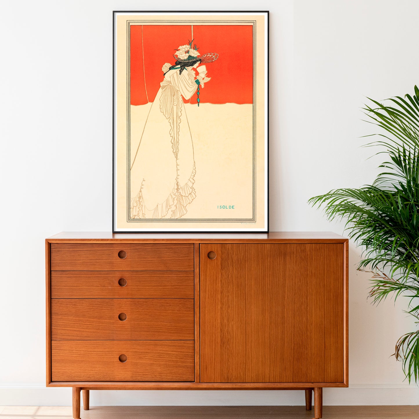 Isolde (1895) Print by Aubrey Beardsley