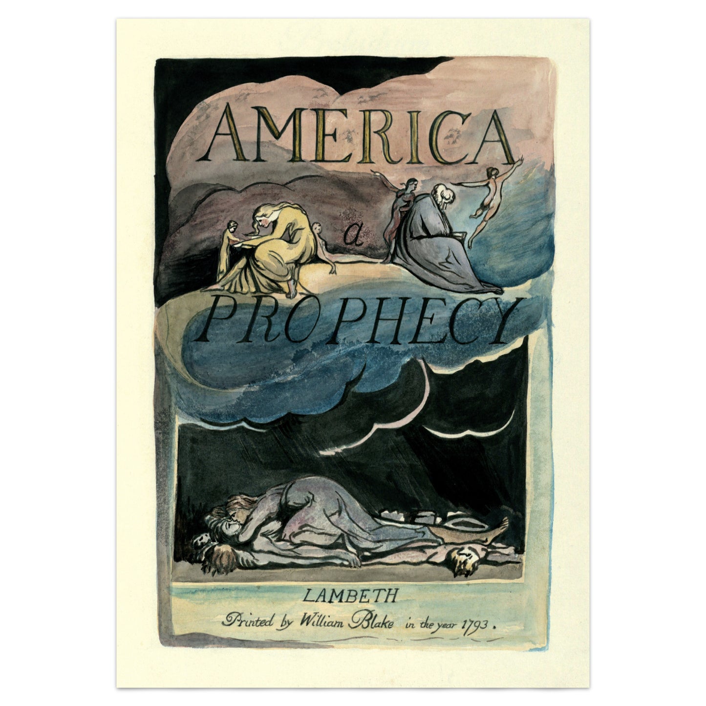 America A Prophecy - William Blake Book Illustration