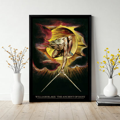 William Blake Exhibition Poster - 'The Ancient Of Days'