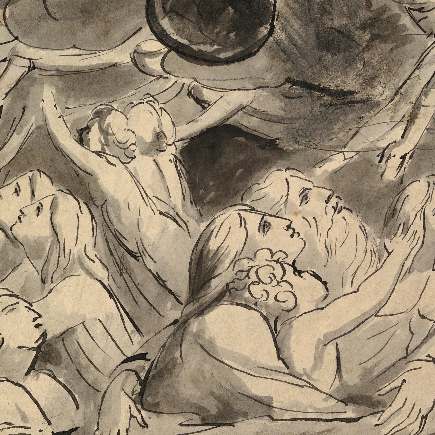 William Blake Exhibition Poster - 'The Last Trumpet'