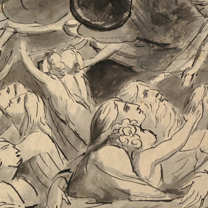 William Blake Exhibition Poster - 'The Last Trumpet'