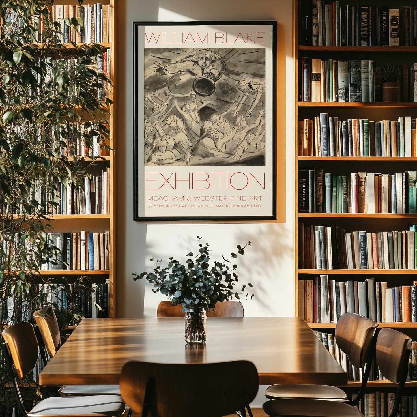 William Blake Exhibition Poster - 'The Last Trumpet'