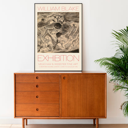 William Blake Exhibition Poster - 'The Last Trumpet'