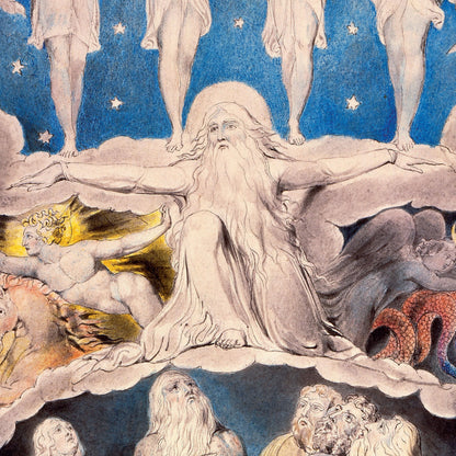 William Blake Exhibition Poster - 'When The Morning Stars Sang Together'