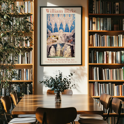 William Blake Exhibition Poster - 'When The Morning Stars Sang Together'