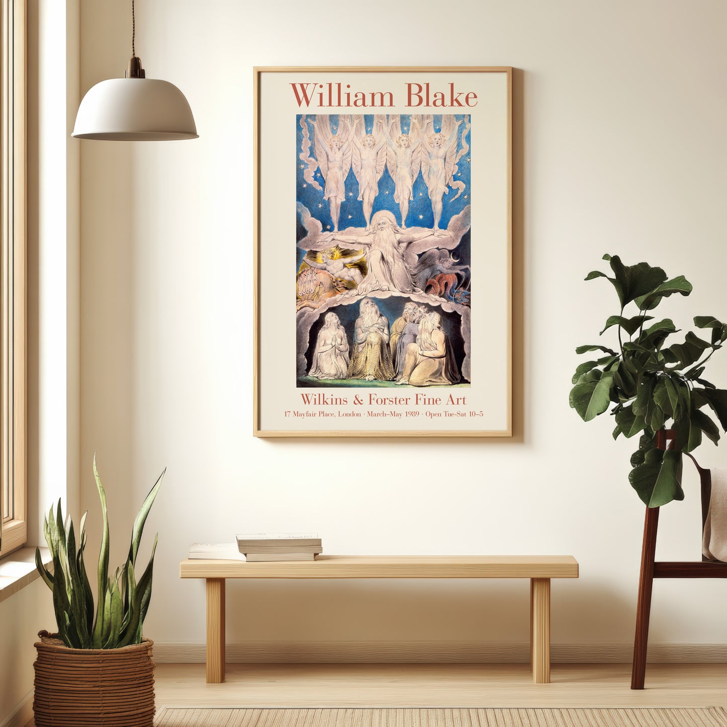 William Blake Exhibition Poster - 'When The Morning Stars Sang Together'