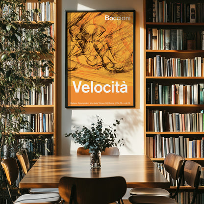 Umberto Boccioni "Velocità" (Speed) poster