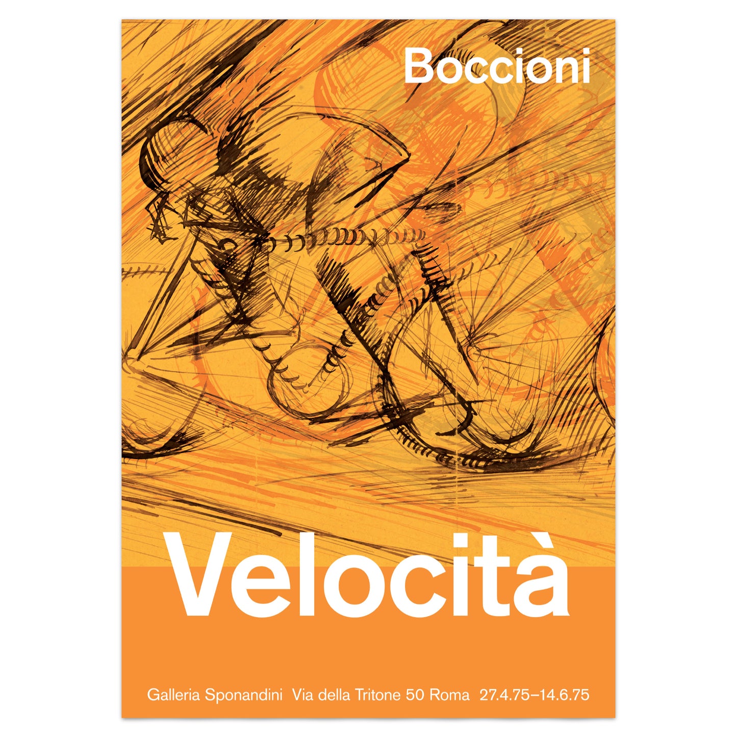 Umberto Boccioni "Velocità" (Speed) poster
