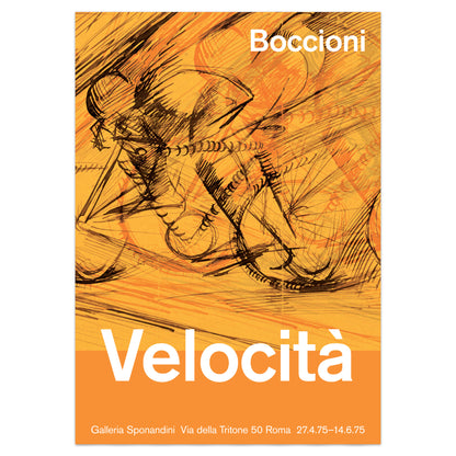 Umberto Boccioni "Velocità" (Speed) poster