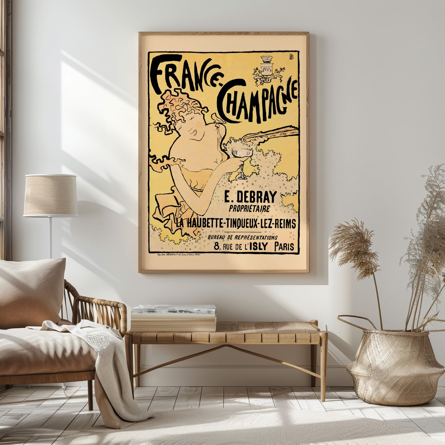 Pierre Bonnard Champagne Poster, Vintage Advertisement