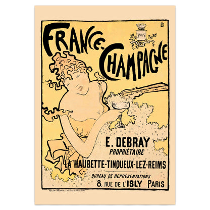 Pierre Bonnard Champagne Poster, Vintage Advertisement