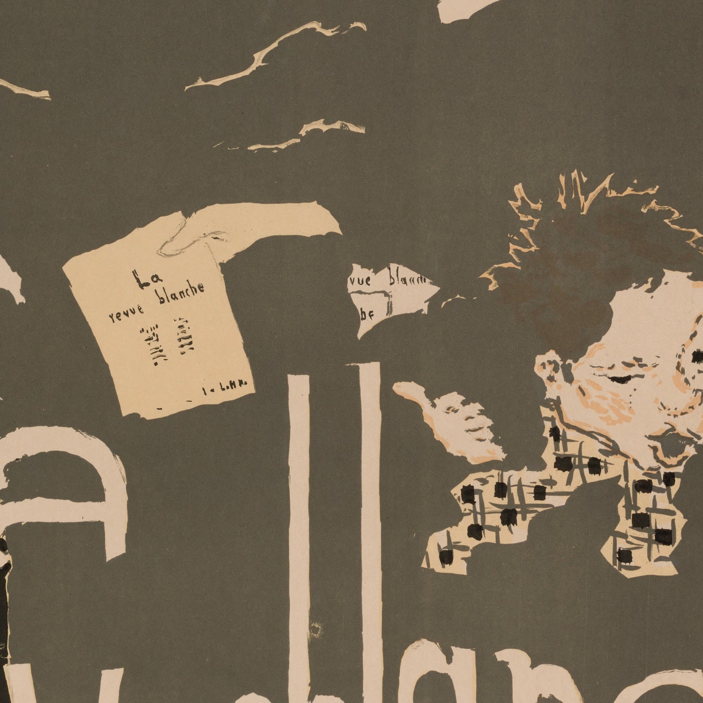 Pierre Bonnard Graphic Works Exhibition Poster, La Revue Blanche