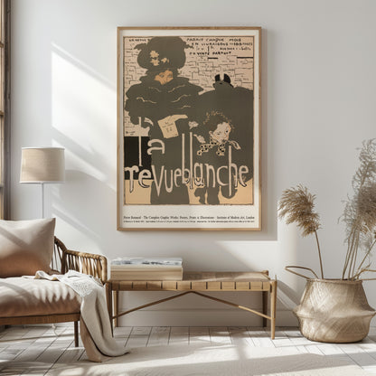 Pierre Bonnard Graphic Works Exhibition Poster, La Revue Blanche