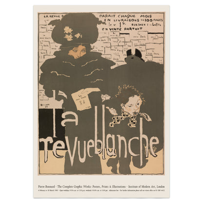 Pierre Bonnard Graphic Works Exhibition Poster, La Revue Blanche