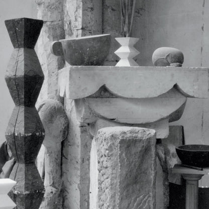 Constantin Brancusi Exhibition Poster With Photography By Edward Steichen - Vintage Style Art Print