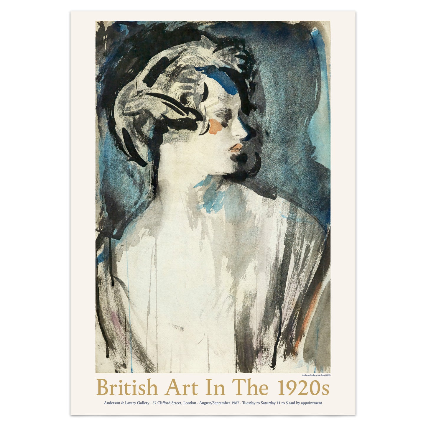 British Art In The 1920s Exhibition Poster