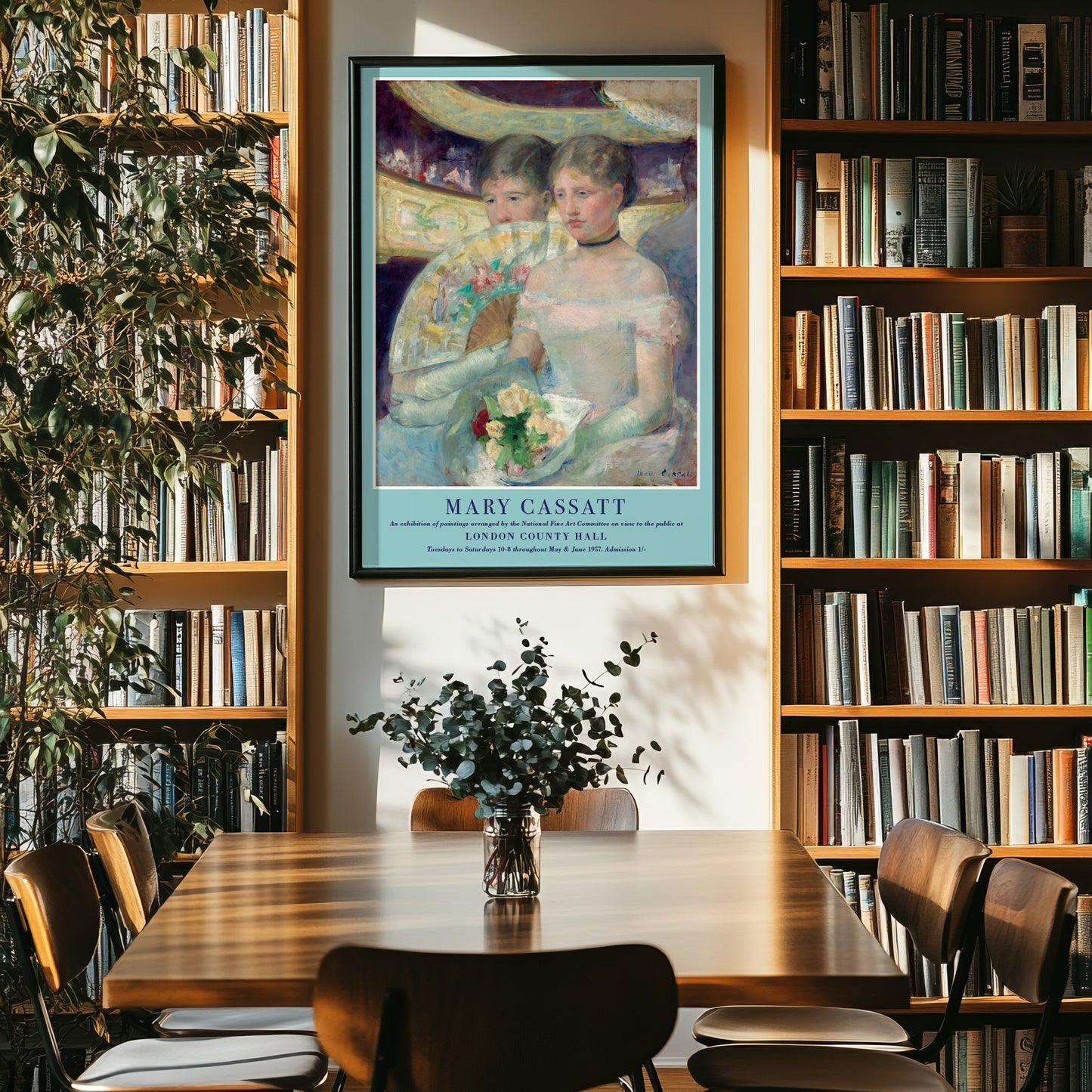 Mary Cassatt 'The Loge' 1878-1880 Exhibition Poster Print