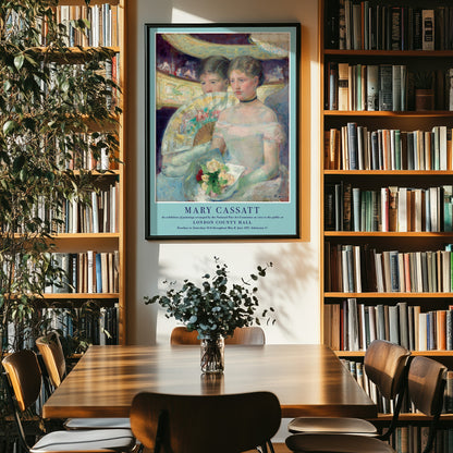 Mary Cassatt 'The Loge' 1878-1880 Exhibition Poster Print