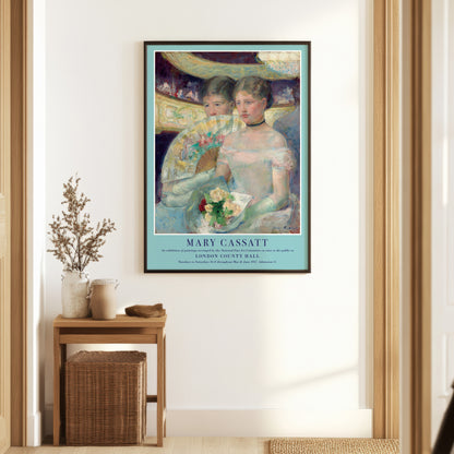 Mary Cassatt 'The Loge' 1878-1880 Exhibition Poster Print