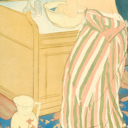Mary Cassatt Exhibition Poster - 'Woman Bathing (La Toilette)', 1890-91