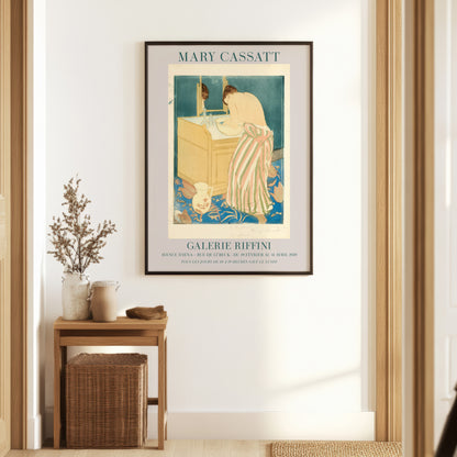 Mary Cassatt Exhibition Poster - 'Woman Bathing (La Toilette)', 1890-91