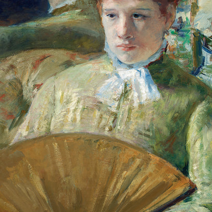 Mary Cassatt 'Woman With A Fan' 1878 Exhibition Poster