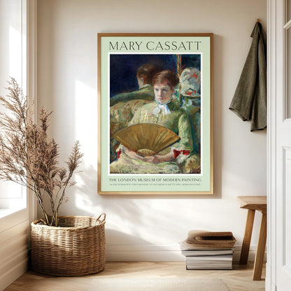 Mary Cassatt 'Woman With A Fan' 1878 Exhibition Poster