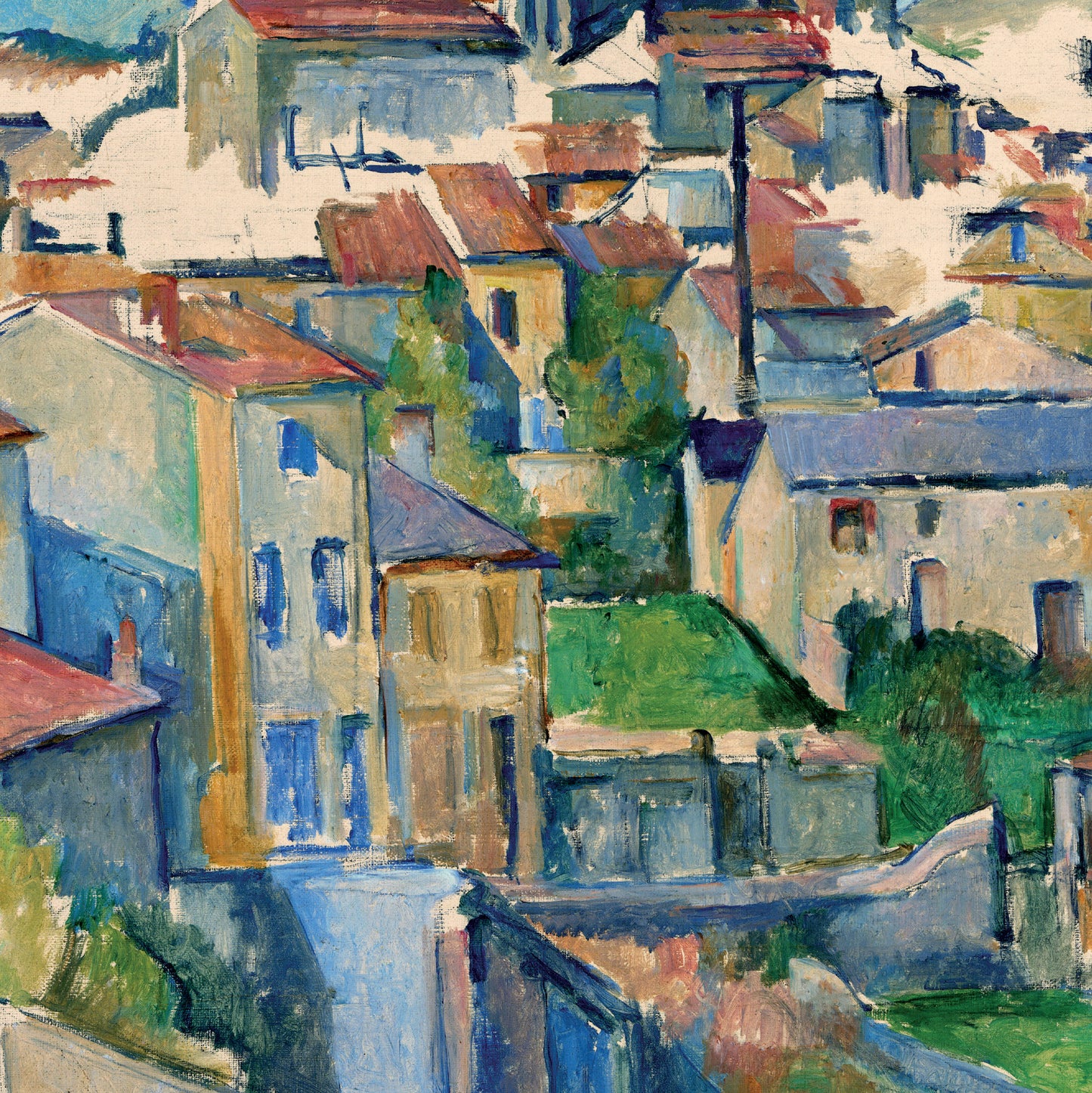 Paul Cézanne Poster - 'Gardanne' 1885-6