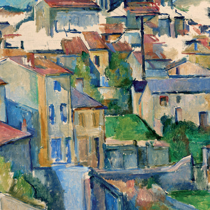 Paul Cézanne Poster - 'Gardanne' 1885-6