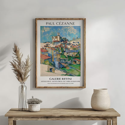 Paul Cézanne Poster - 'Gardanne' 1885-6