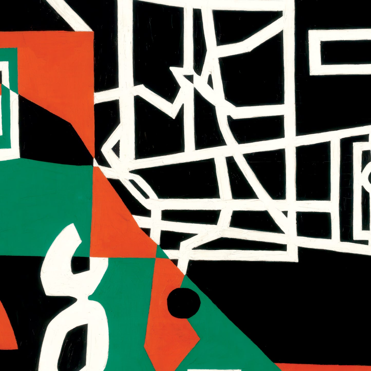 Stuart Davis Exhibition Poster • 'Memo', 1956