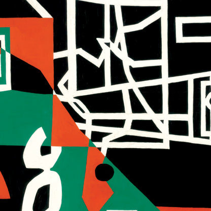 Stuart Davis Exhibition Poster • 'Memo', 1956