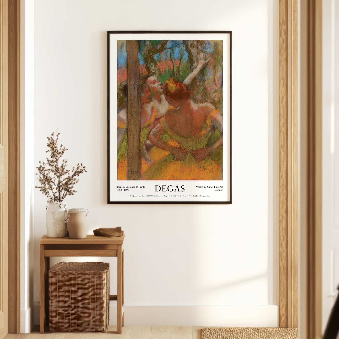 Edgar Degas Exhibition Poster - 'Dancers', 1896