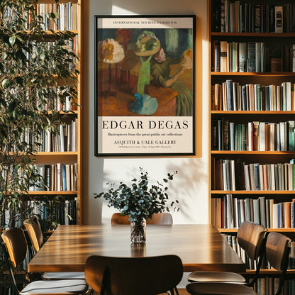 Edgar Degas Exhibition Poster, The Millinery Shop