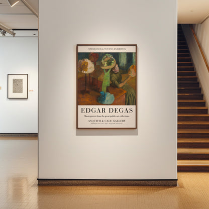 Edgar Degas Exhibition Poster, The Millinery Shop