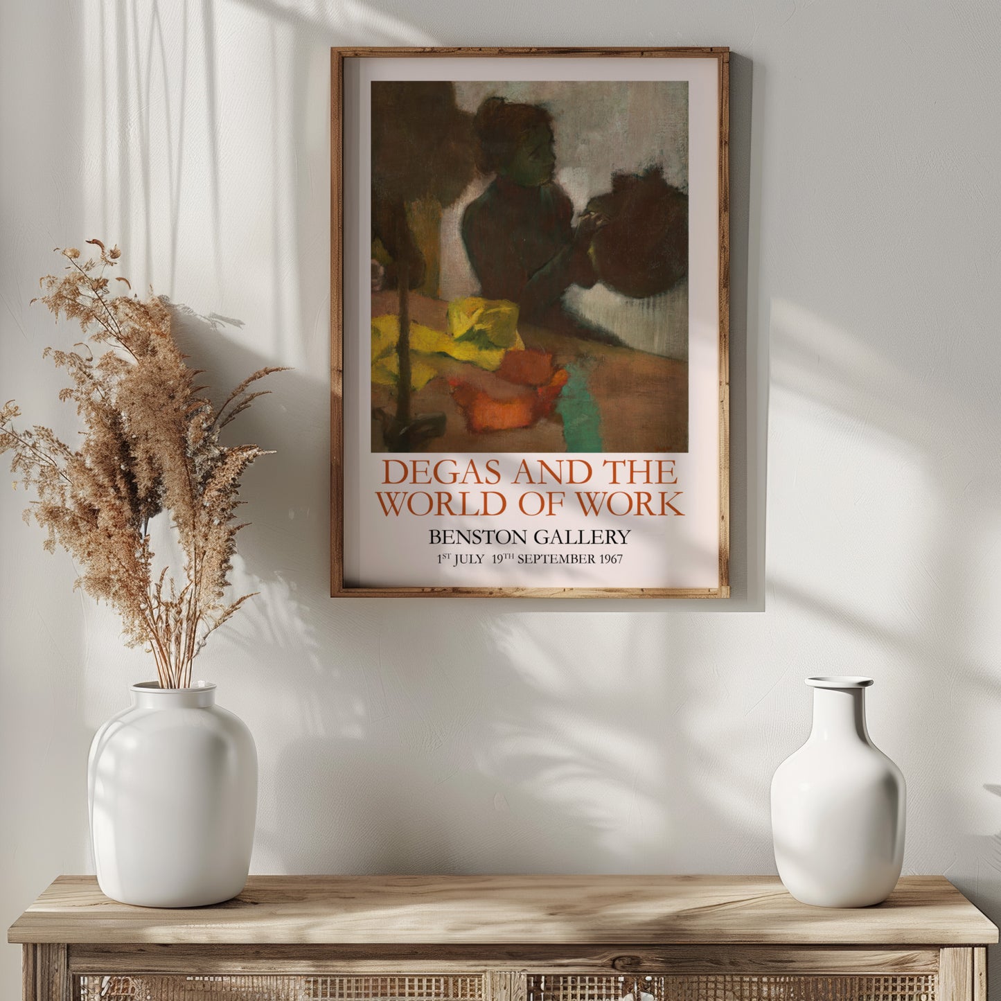 Edgar Degas Exhibition Poster, The Milliners