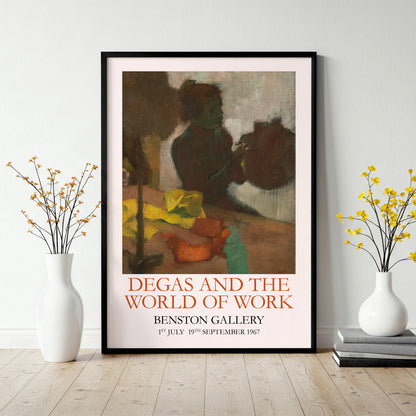 Edgar Degas Exhibition Poster, The Milliners
